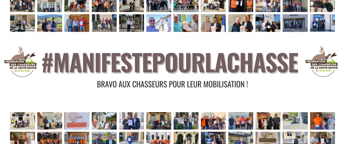 #MANIFESTE POUR LA CHASSE