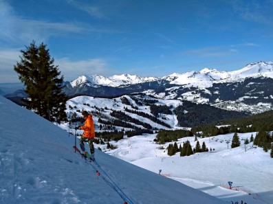 Mise en défens station de ski des Gets 06/02/2020