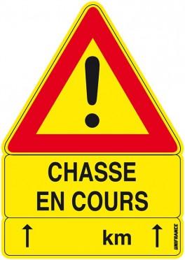 panneau-triangulaire-chasse-en-cours