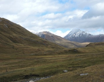 Vue depuis l'hospice du Petit-Saint-Bernard (73)